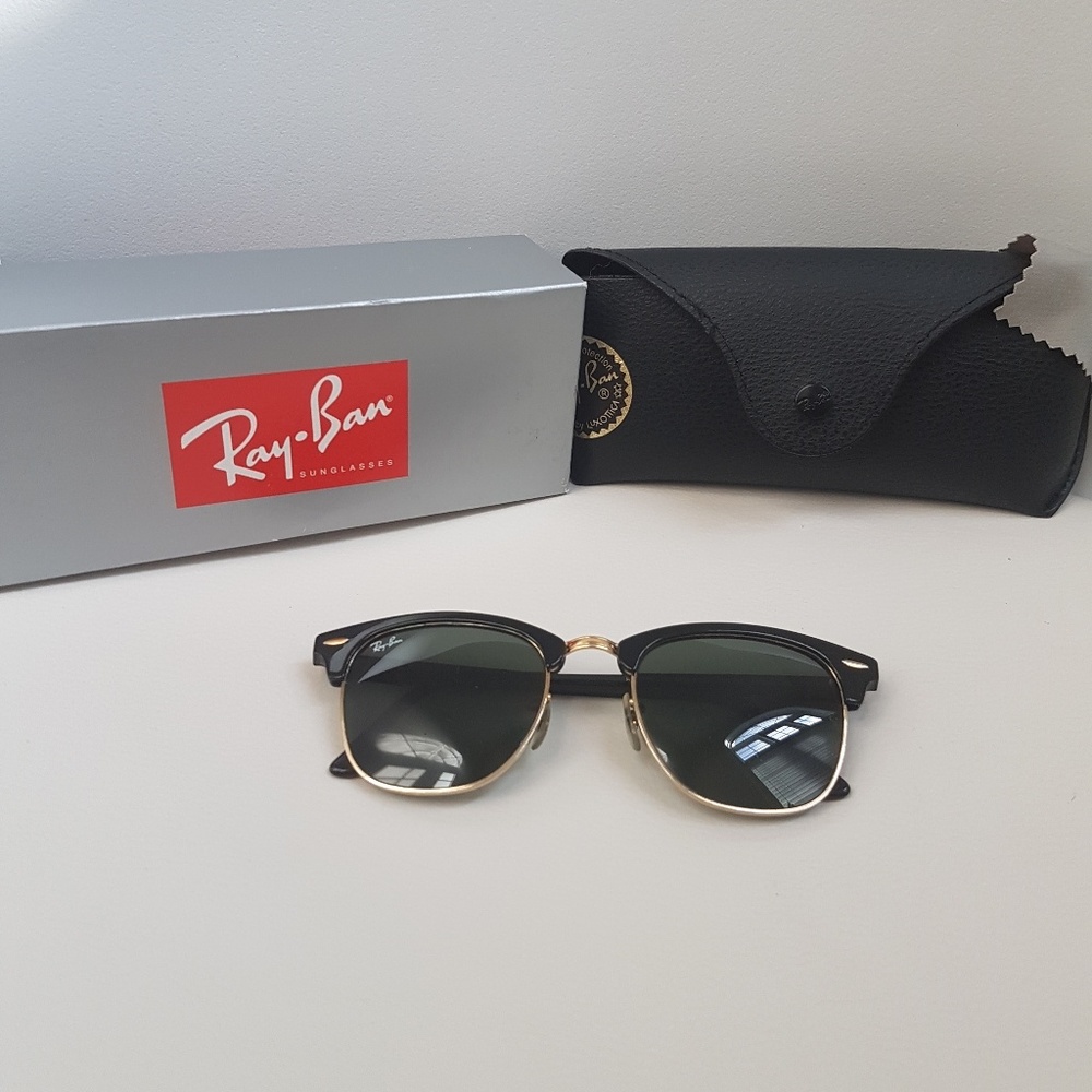 Ray-Ban Clubmaster RB3016 Black/gold